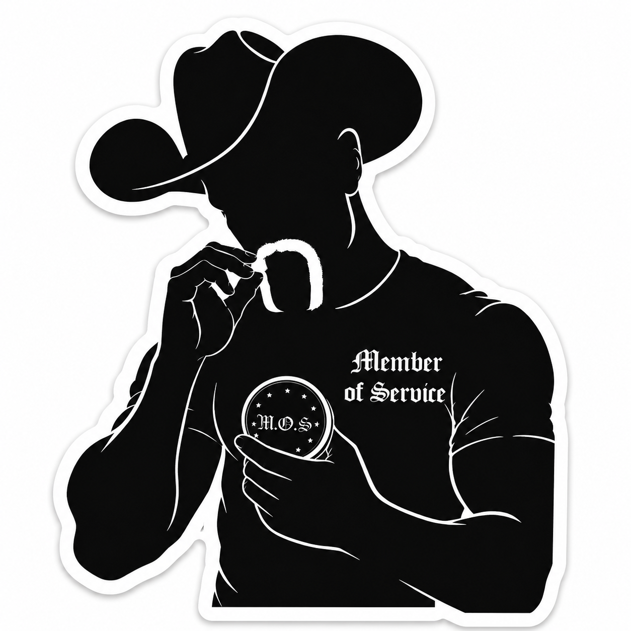 M.O.S Man Sticker