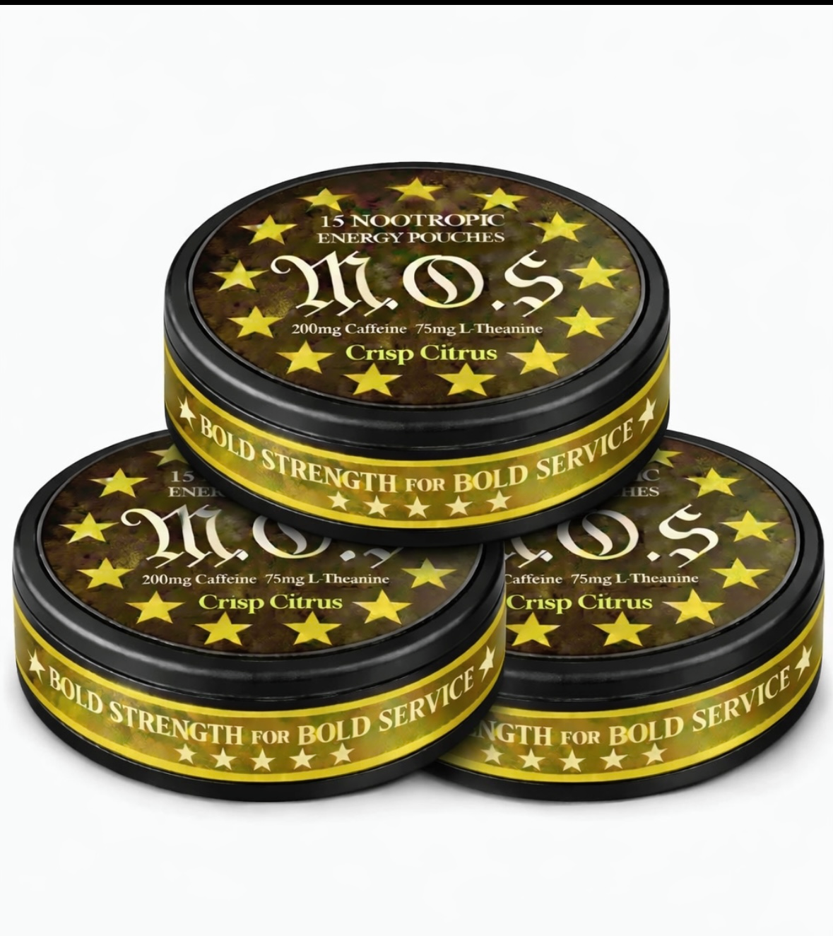 Crisp Citrus Caffeine L-Theanine pouches