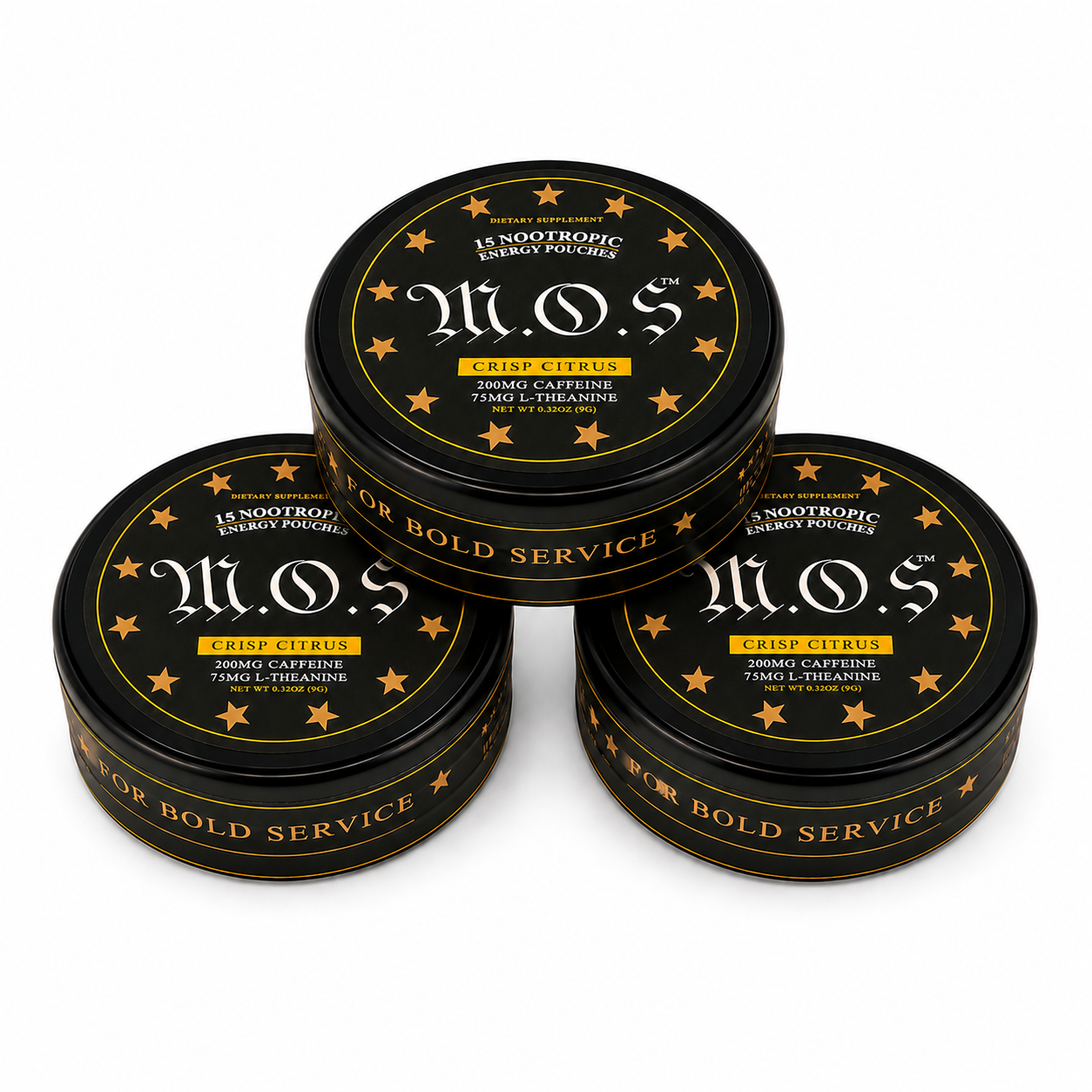 Crisp Citrus Caffeine L-Theanine pouches