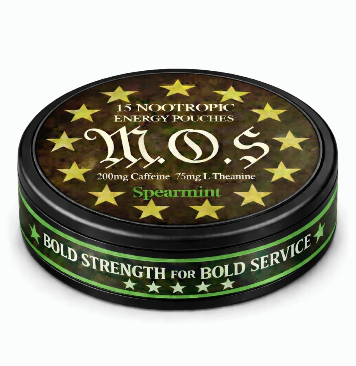 Spearmint Caffeine L-Theanine pouches